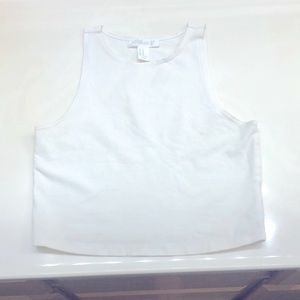 Medium forever 21 cropped tank top, used,